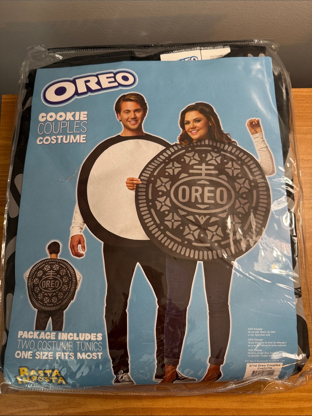 Cookie Couples Costume Set - Oreo Cookie Tunics